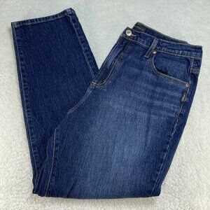 Silver Jeans Womens 32x27 Blue Highly Desirable Slim Straight Leg Dark Wash
